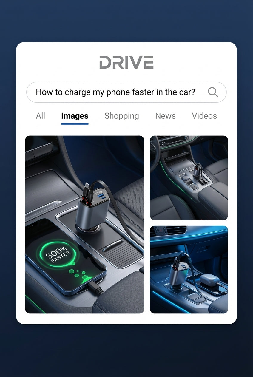 🚘 4-in-1 Car Charger 🔌