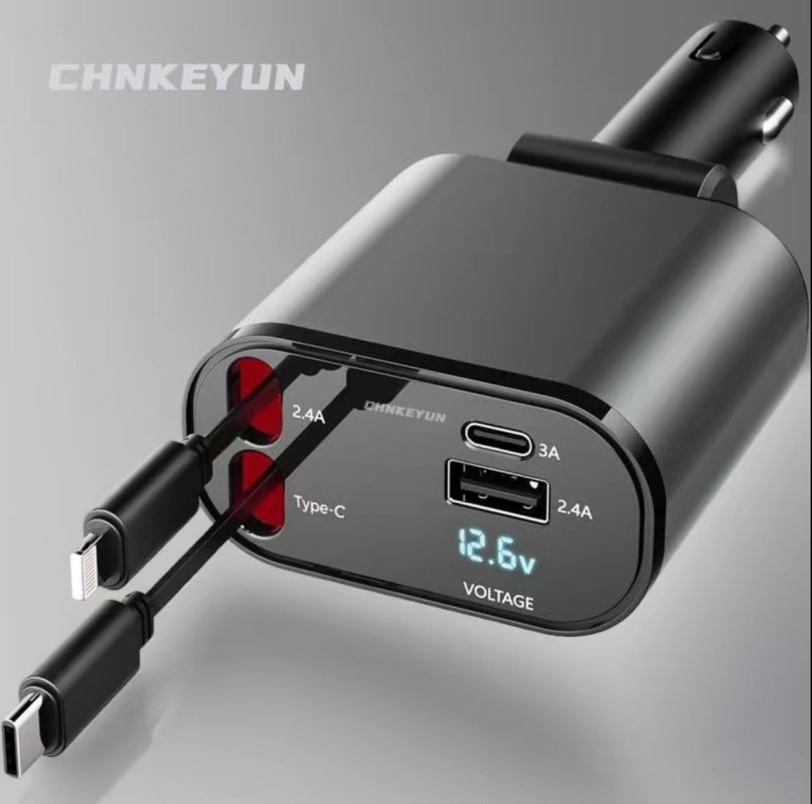 🚘 4-in-1 Car Charger 🔌